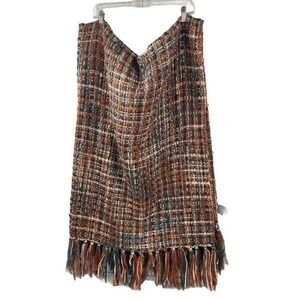 Max Studio multicolor throw